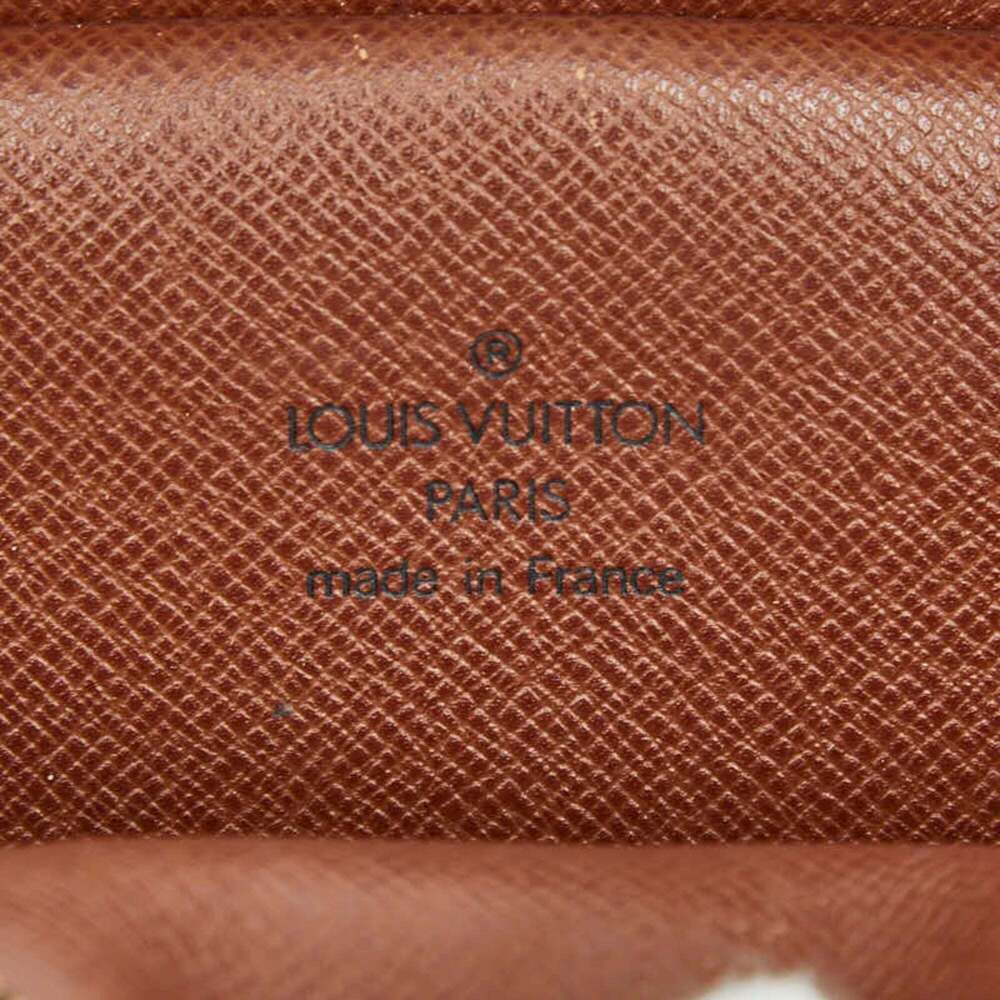 LOUIS VUITTON Authentic Brown Monogram Leather Shoulder Bag - Picture 13 of 14
